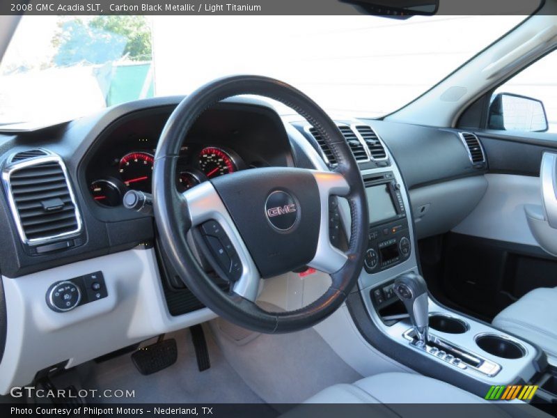 Carbon Black Metallic / Light Titanium 2008 GMC Acadia SLT