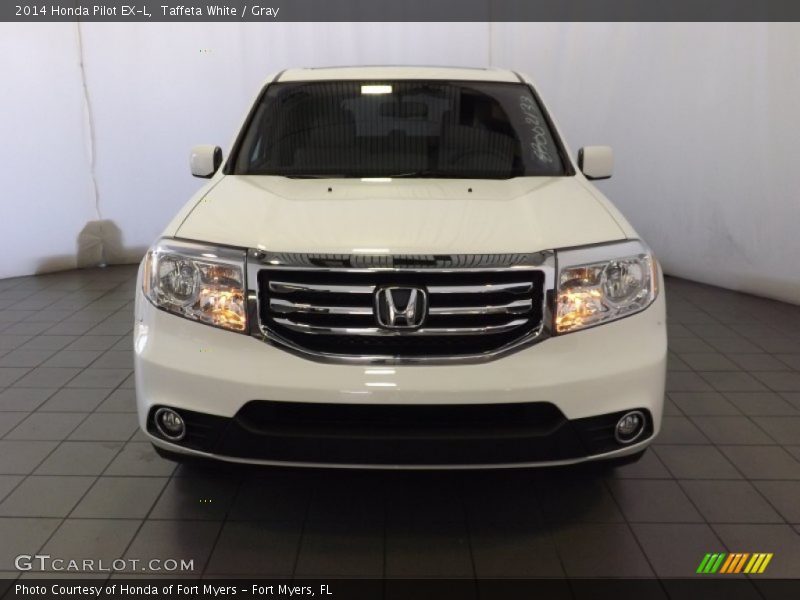 Taffeta White / Gray 2014 Honda Pilot EX-L