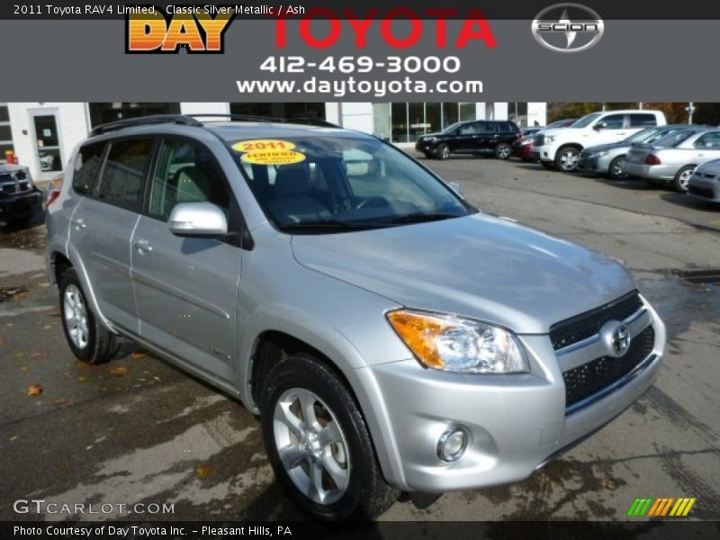 Classic Silver Metallic / Ash 2011 Toyota RAV4 Limited