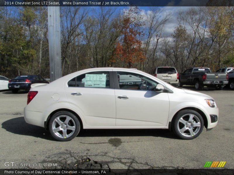  2014 Sonic LTZ Sedan White Diamond Tricoat