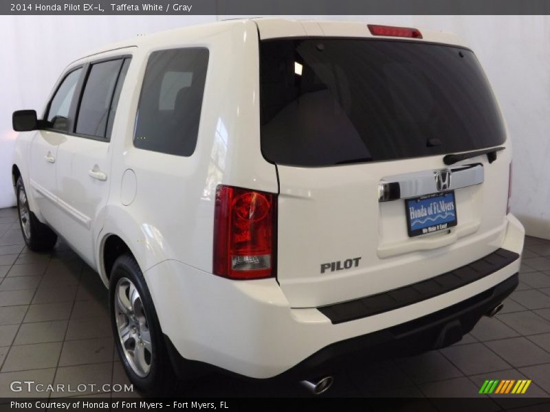 Taffeta White / Gray 2014 Honda Pilot EX-L