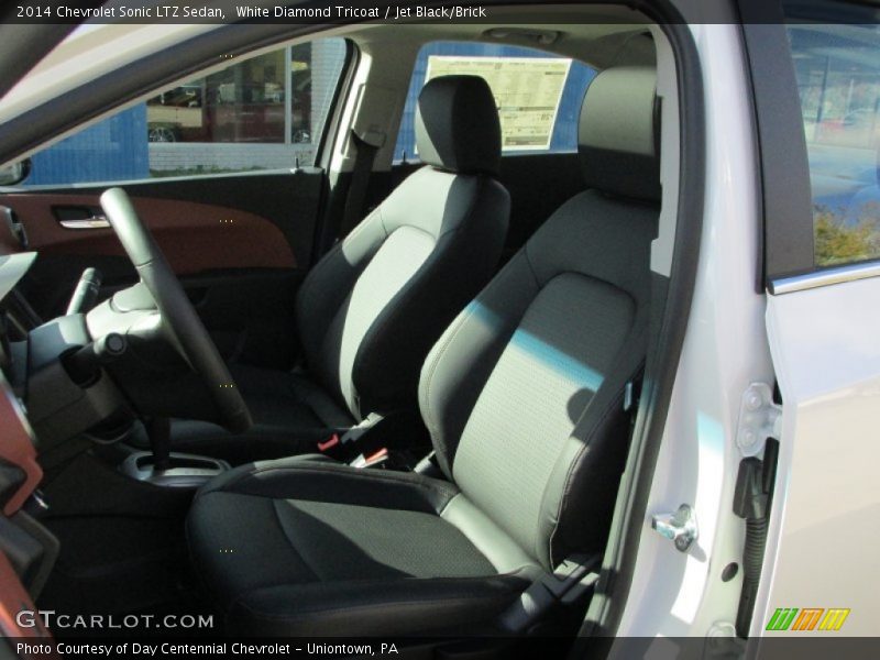 Front Seat of 2014 Sonic LTZ Sedan