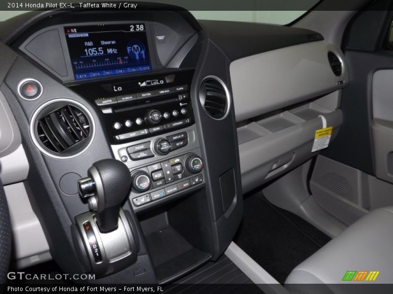 Taffeta White / Gray 2014 Honda Pilot EX-L