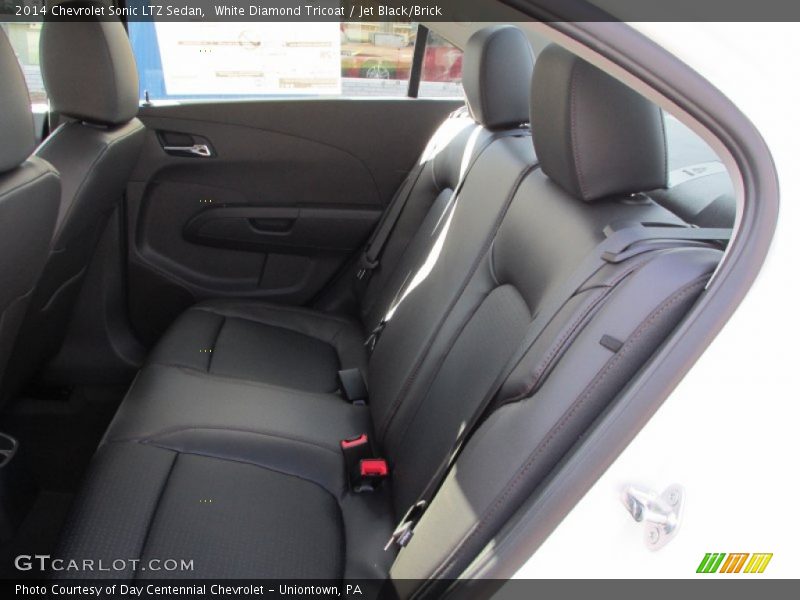 Rear Seat of 2014 Sonic LTZ Sedan