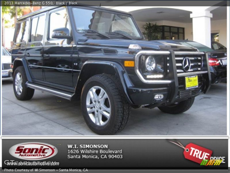 Black / Black 2013 Mercedes-Benz G 550