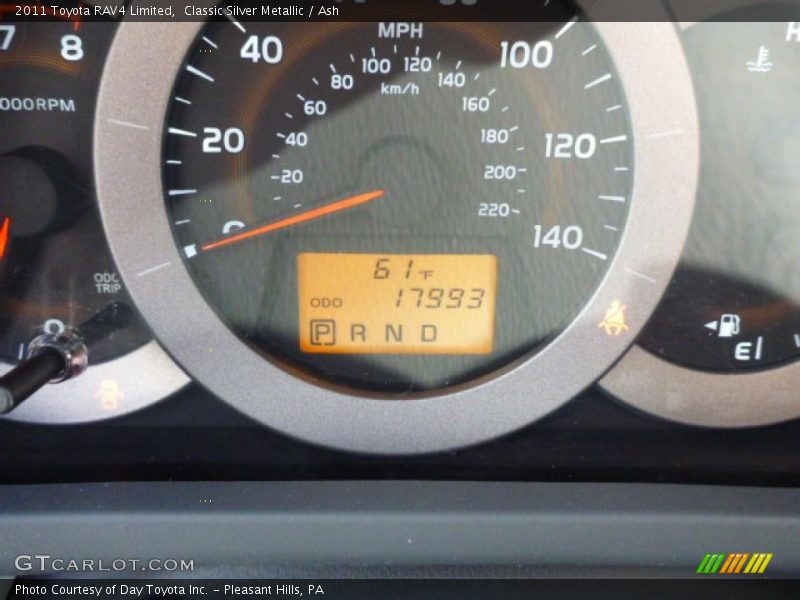 Classic Silver Metallic / Ash 2011 Toyota RAV4 Limited