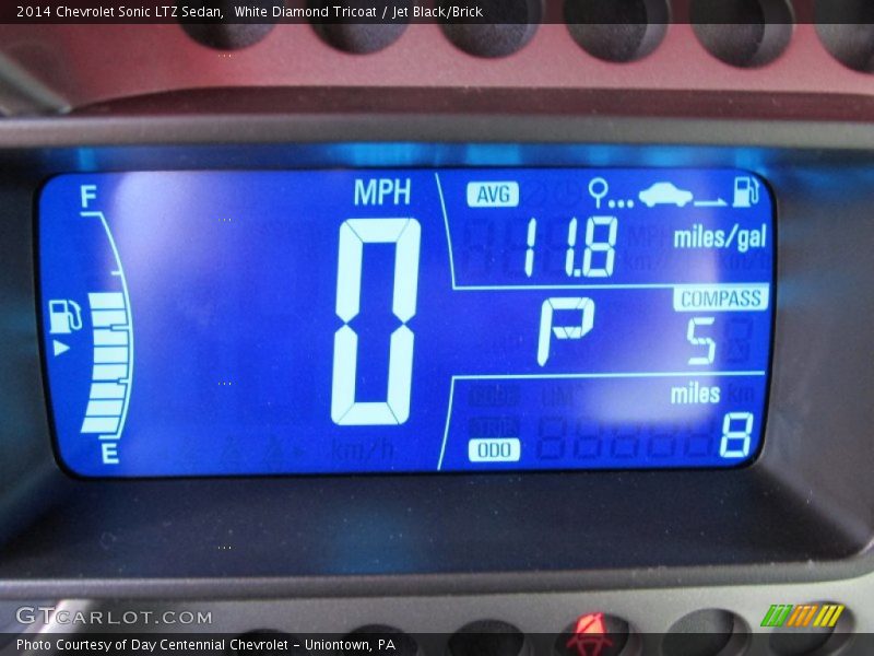  2014 Sonic LTZ Sedan LTZ Sedan Gauges