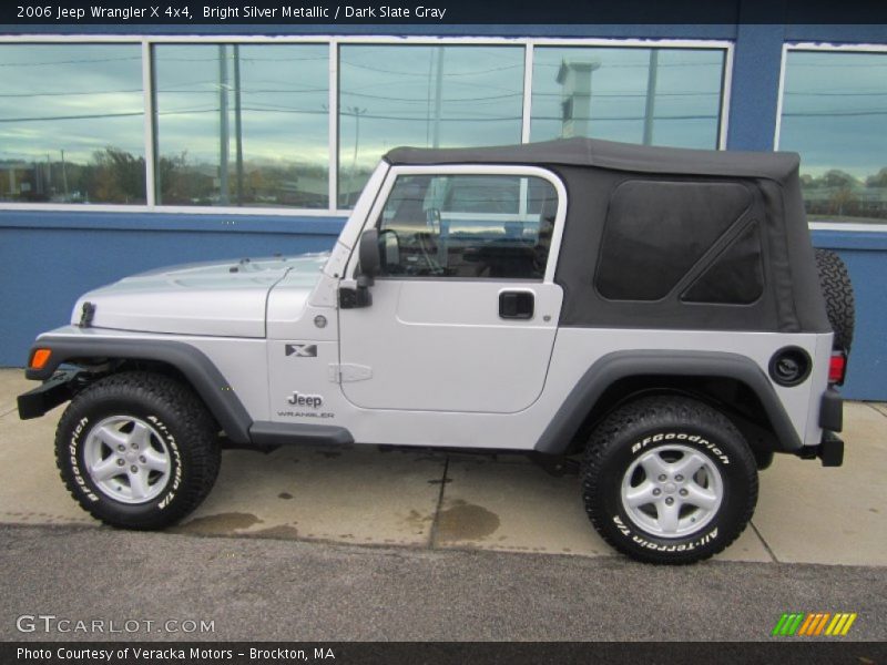 Bright Silver Metallic / Dark Slate Gray 2006 Jeep Wrangler X 4x4
