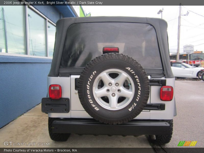 Bright Silver Metallic / Dark Slate Gray 2006 Jeep Wrangler X 4x4