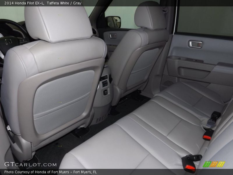 Taffeta White / Gray 2014 Honda Pilot EX-L