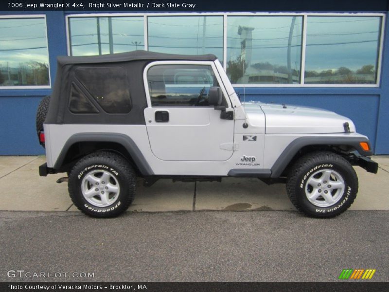Bright Silver Metallic / Dark Slate Gray 2006 Jeep Wrangler X 4x4