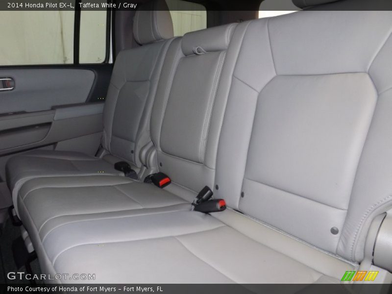 Taffeta White / Gray 2014 Honda Pilot EX-L