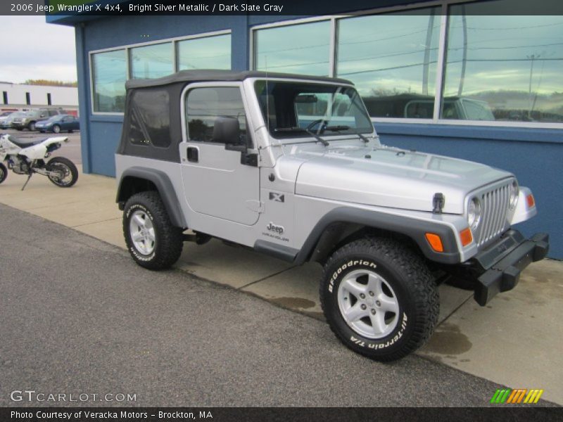 Bright Silver Metallic / Dark Slate Gray 2006 Jeep Wrangler X 4x4