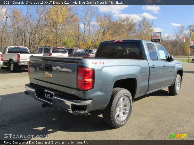 Blue Granite Metallic / Jet Black 2014 Chevrolet Silverado 1500 LT Double Cab 4x4