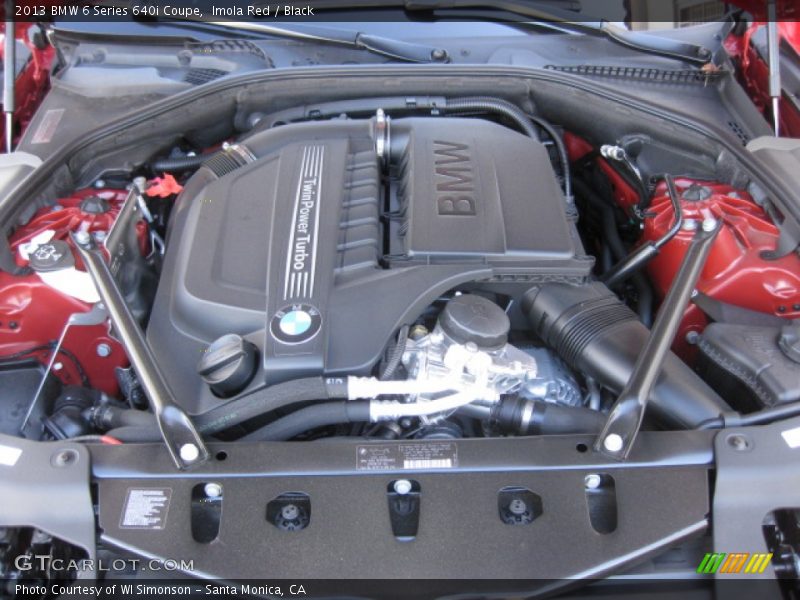  2013 6 Series 640i Coupe Engine - 3.0 Liter DI TwinPower Turbocharged DOHC 24-Valve VVT Inline 6 Cylinder