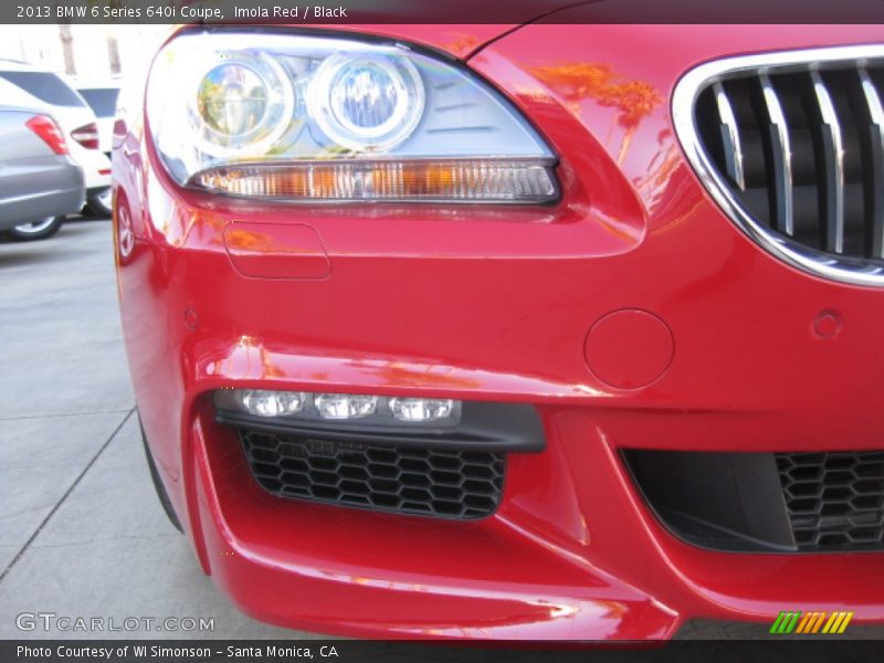 Imola Red / Black 2013 BMW 6 Series 640i Coupe