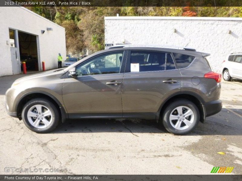 Pyrite Mica / Black 2013 Toyota RAV4 XLE AWD
