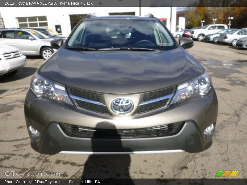 Pyrite Mica / Black 2013 Toyota RAV4 XLE AWD