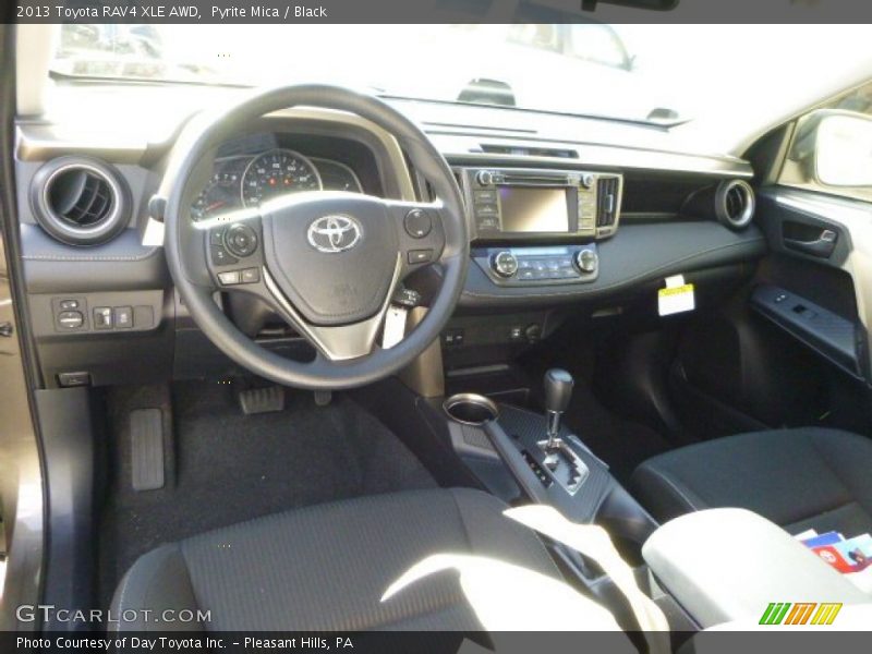 Pyrite Mica / Black 2013 Toyota RAV4 XLE AWD