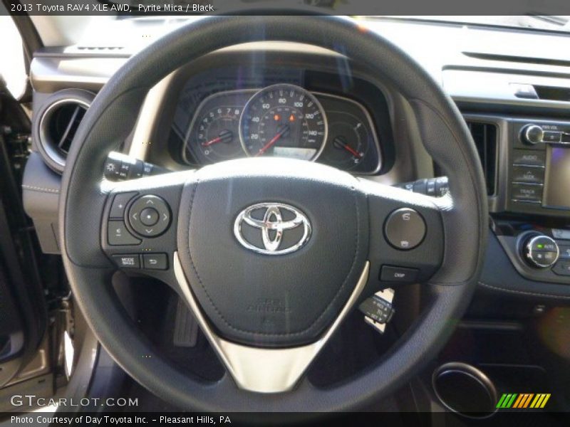 Pyrite Mica / Black 2013 Toyota RAV4 XLE AWD