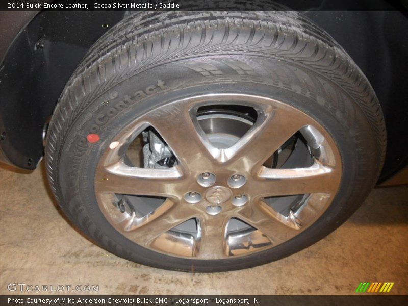 Cocoa Silver Metallic / Saddle 2014 Buick Encore Leather
