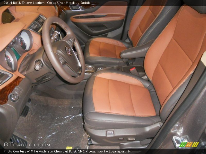 Front Seat of 2014 Encore Leather