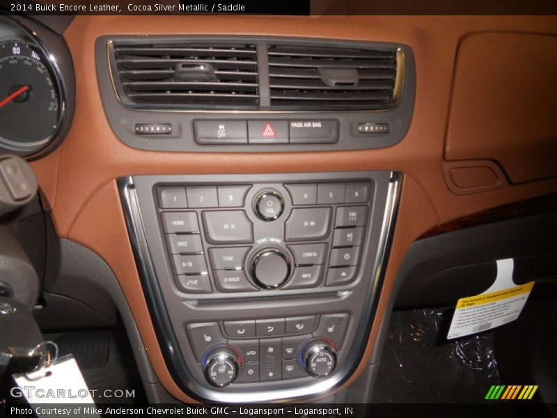 Controls of 2014 Encore Leather