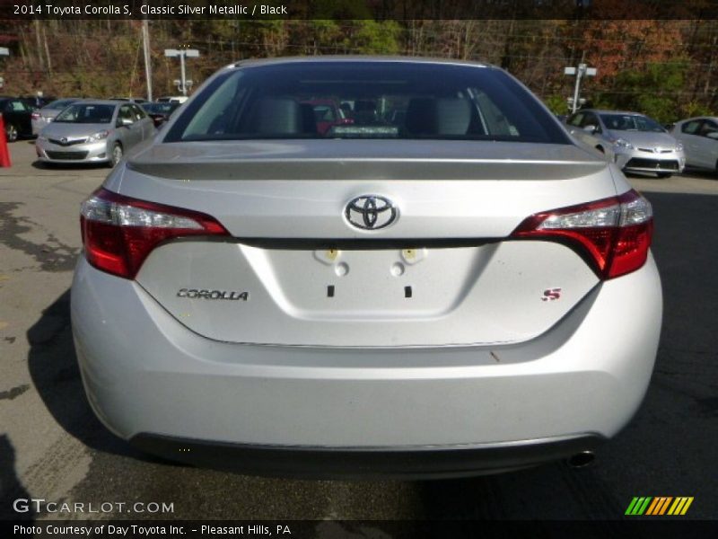 Classic Silver Metallic / Black 2014 Toyota Corolla S