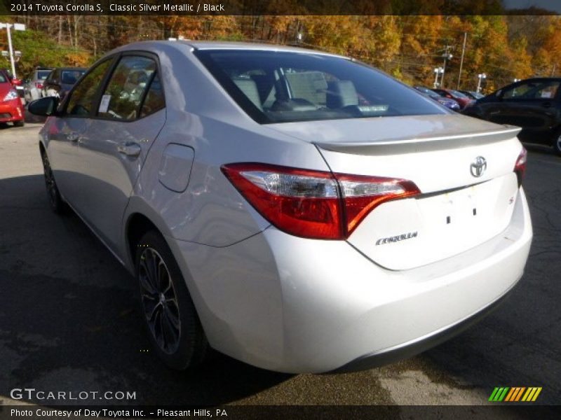 Classic Silver Metallic / Black 2014 Toyota Corolla S