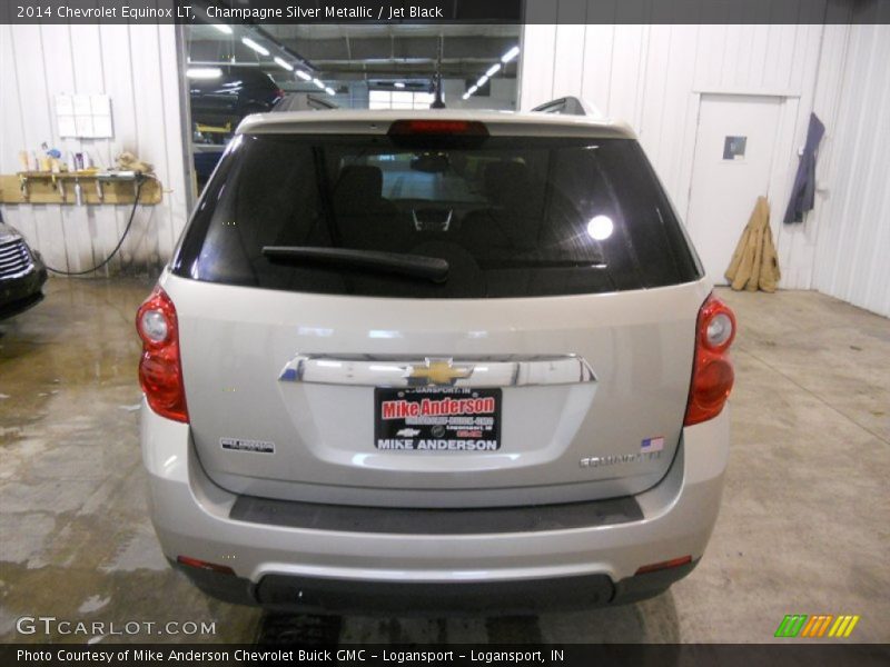 Champagne Silver Metallic / Jet Black 2014 Chevrolet Equinox LT
