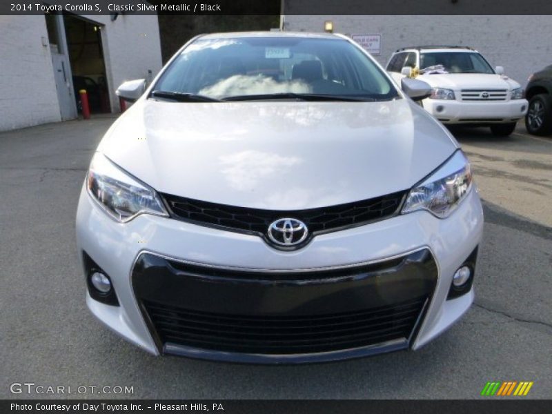 Classic Silver Metallic / Black 2014 Toyota Corolla S