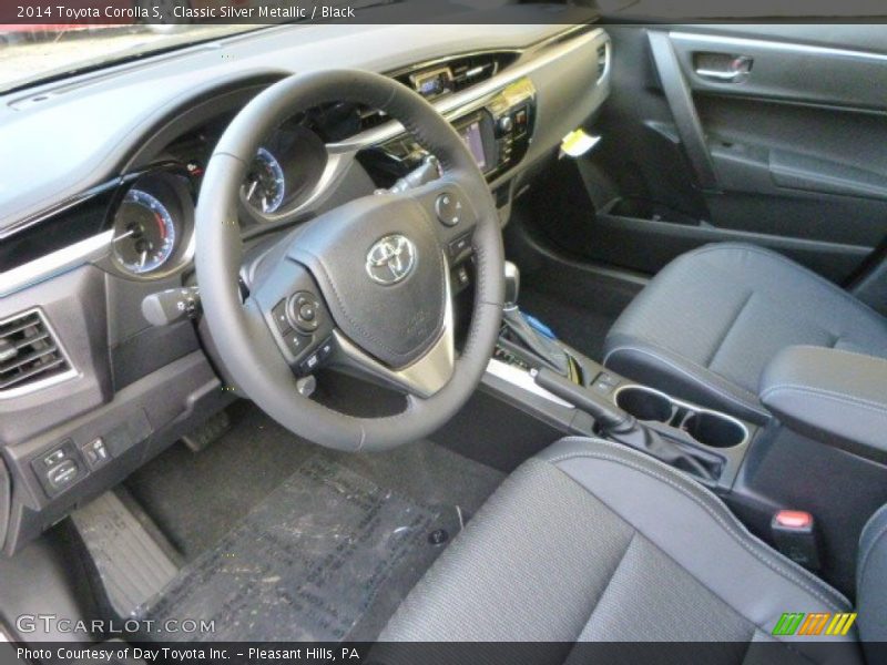 Classic Silver Metallic / Black 2014 Toyota Corolla S