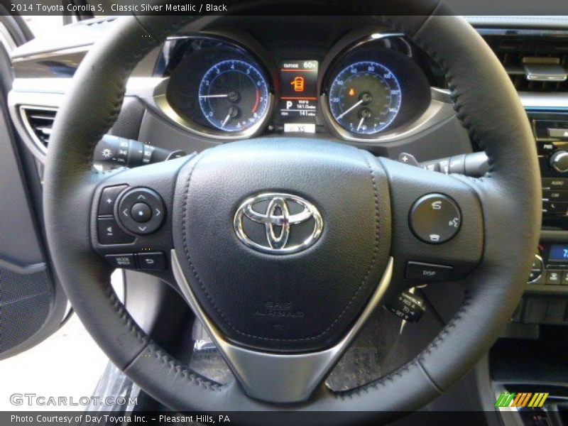 Classic Silver Metallic / Black 2014 Toyota Corolla S