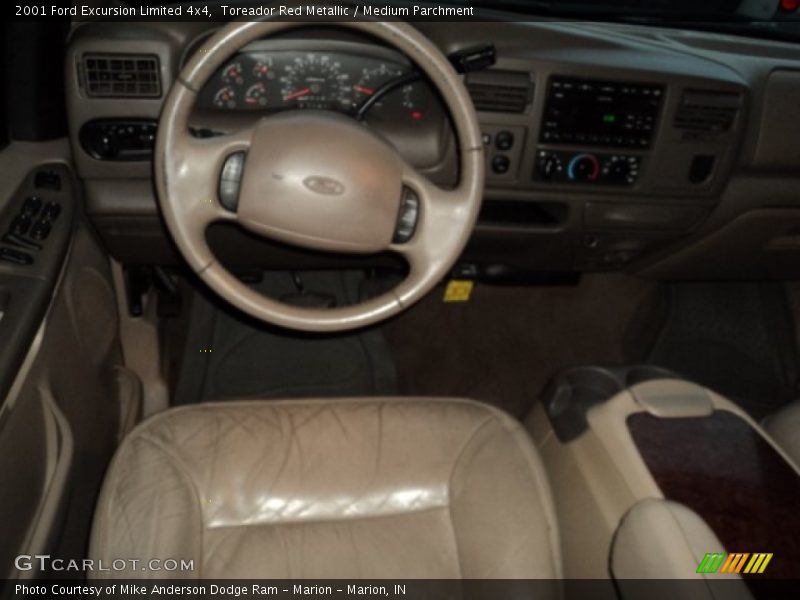 Toreador Red Metallic / Medium Parchment 2001 Ford Excursion Limited 4x4