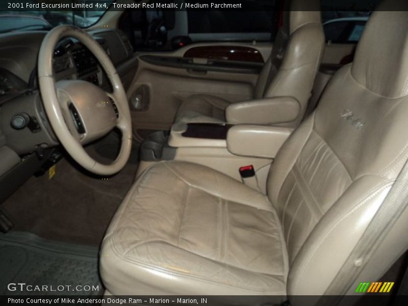 Toreador Red Metallic / Medium Parchment 2001 Ford Excursion Limited 4x4