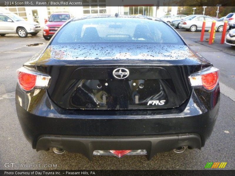 Raven / Black/Red Accents 2014 Scion FR-S