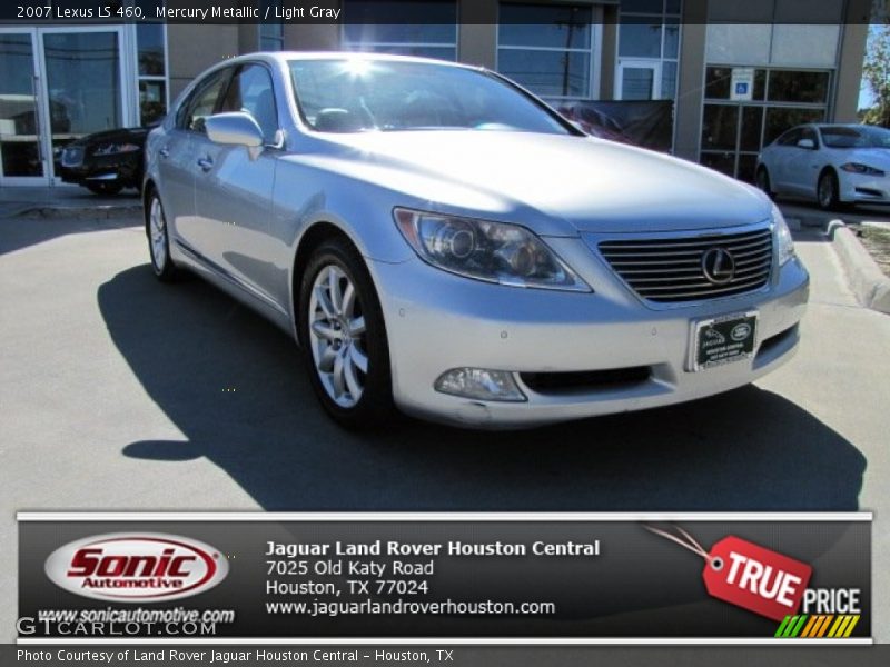 Mercury Metallic / Light Gray 2007 Lexus LS 460