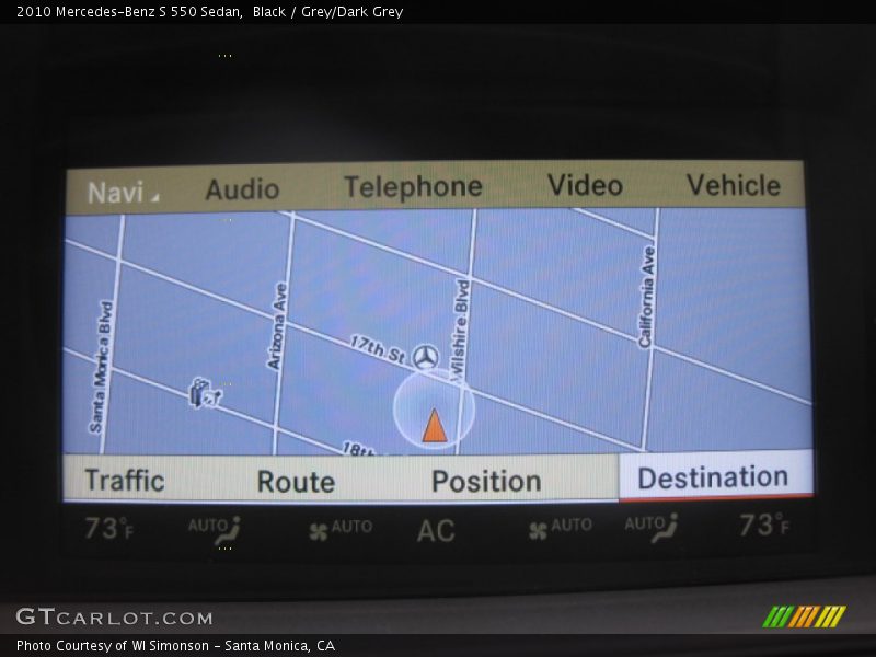 Black / Grey/Dark Grey 2010 Mercedes-Benz S 550 Sedan