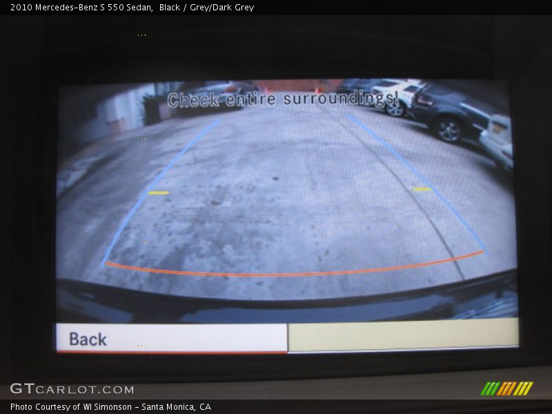 Black / Grey/Dark Grey 2010 Mercedes-Benz S 550 Sedan