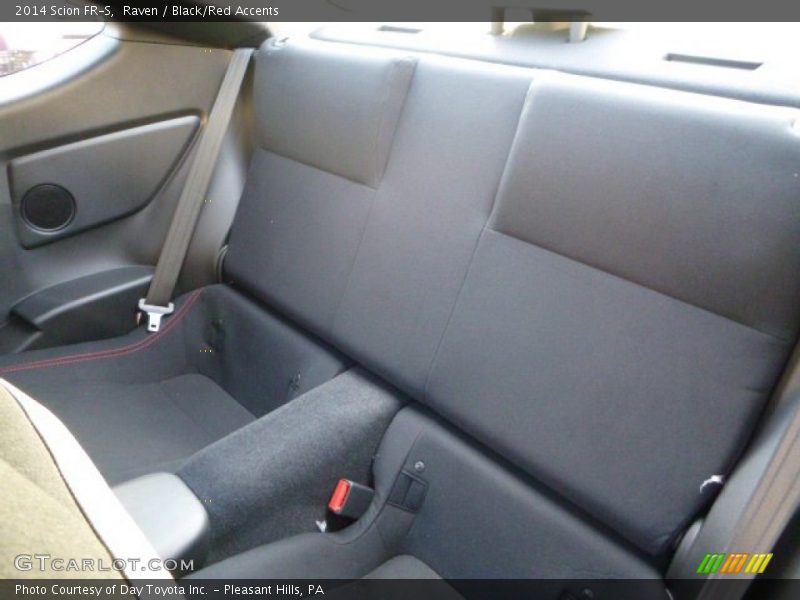 Rear Seat of 2014 FR-S 