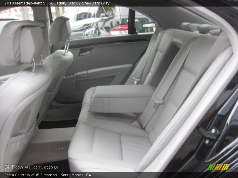 Black / Grey/Dark Grey 2010 Mercedes-Benz S 550 Sedan