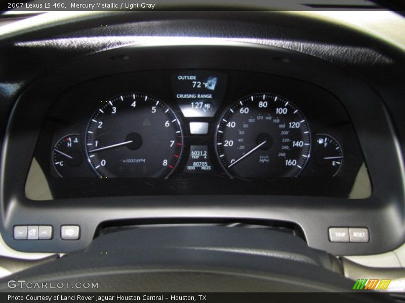 Mercury Metallic / Light Gray 2007 Lexus LS 460