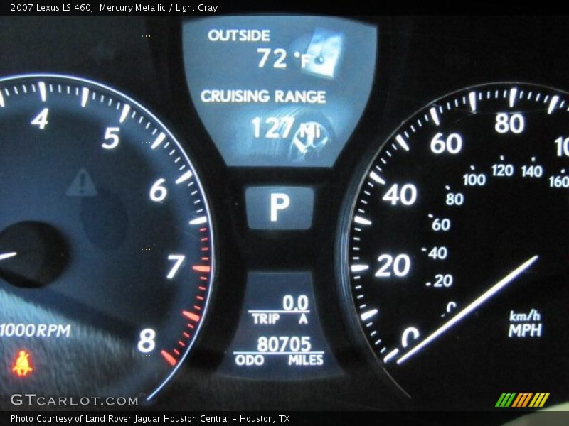 Mercury Metallic / Light Gray 2007 Lexus LS 460