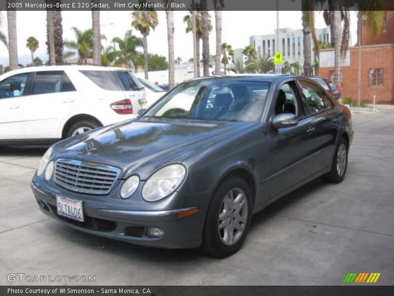 Flint Grey Metallic / Black 2005 Mercedes-Benz E 320 Sedan