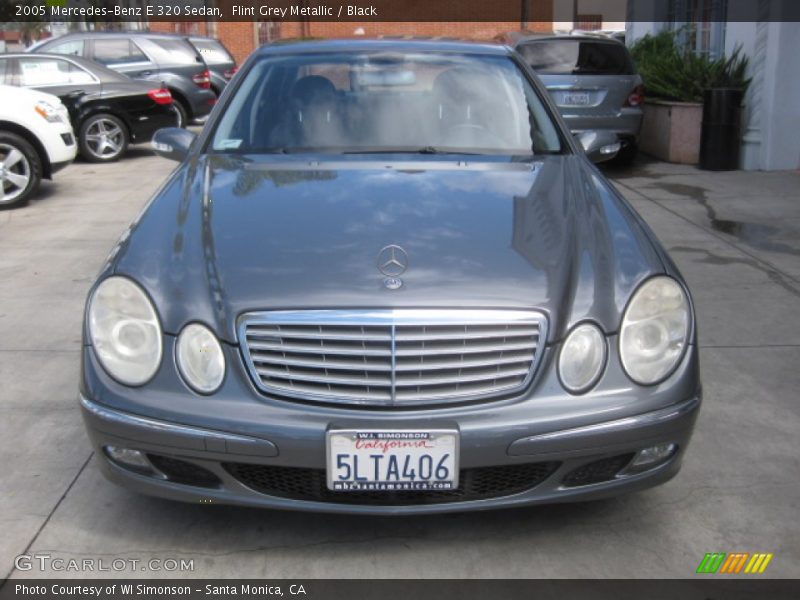 Flint Grey Metallic / Black 2005 Mercedes-Benz E 320 Sedan