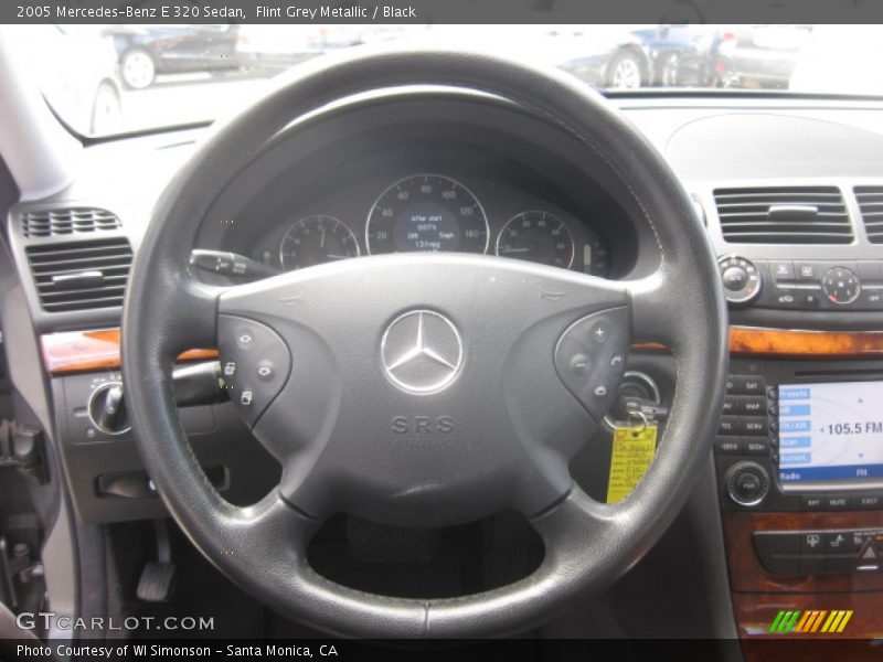 Flint Grey Metallic / Black 2005 Mercedes-Benz E 320 Sedan