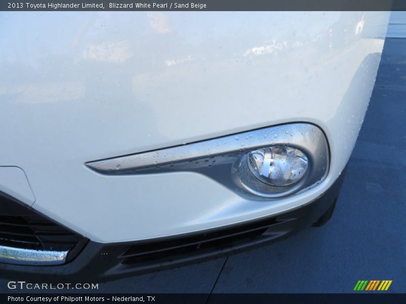Blizzard White Pearl / Sand Beige 2013 Toyota Highlander Limited