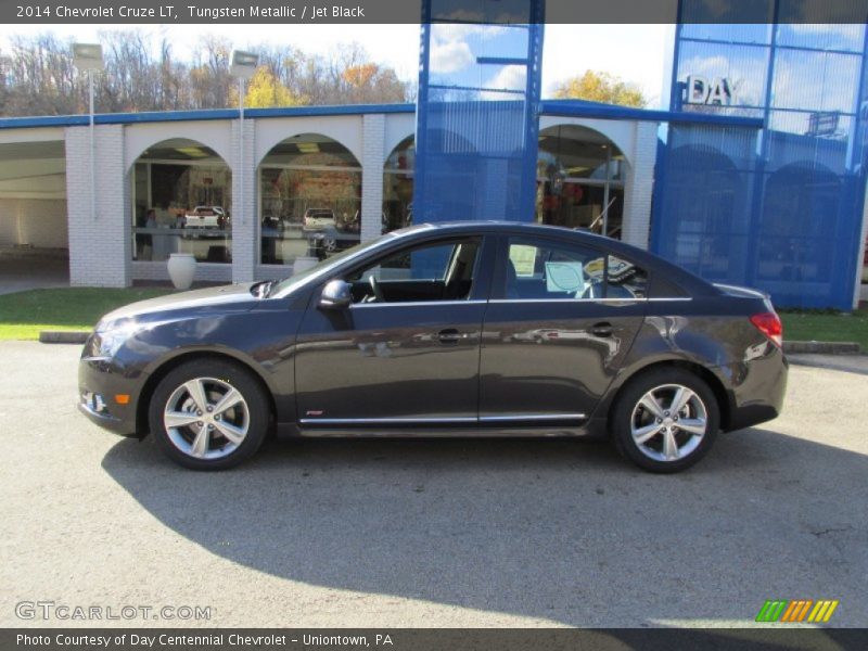 Tungsten Metallic / Jet Black 2014 Chevrolet Cruze LT