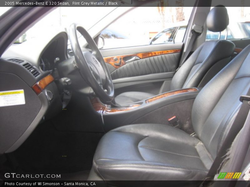 Flint Grey Metallic / Black 2005 Mercedes-Benz E 320 Sedan