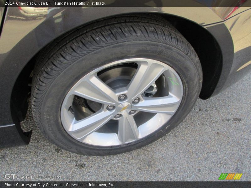 Tungsten Metallic / Jet Black 2014 Chevrolet Cruze LT